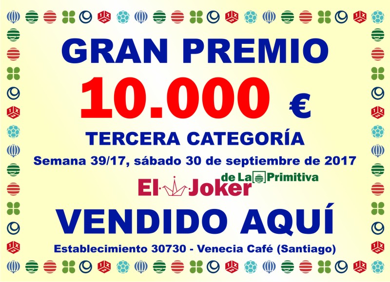 Loterías Venecia - GRAN PREMIO 6